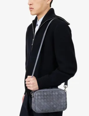 BOTTEGA VENETA Camera Suede Cross-Body Bag detail 2