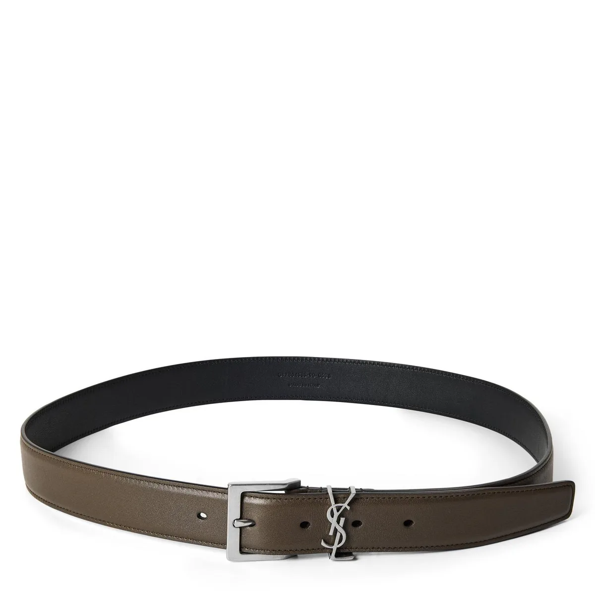 Saint Laurent Saint Cass Belt Sn64 in Brown – Accessories