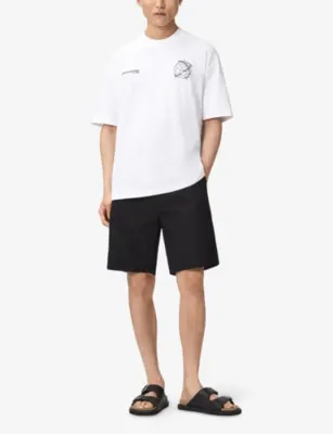 ALLSAINTS Caller Graphic-Print Cotton T-Shirt detail 2