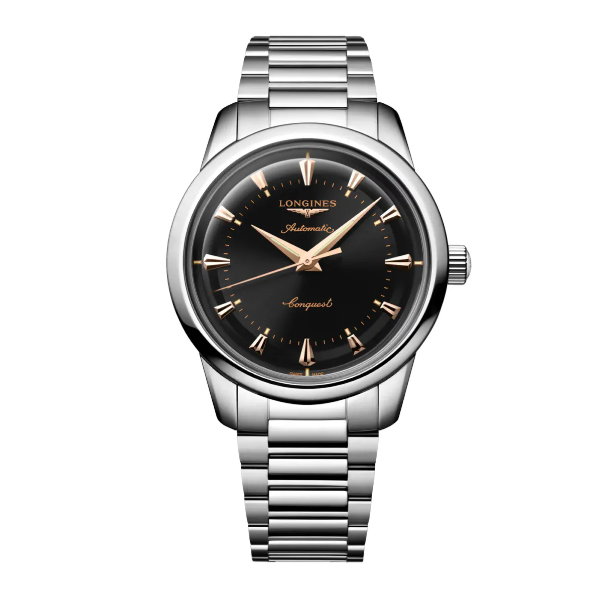 Longines Conquest Heritage 40mm Mens Watch Black