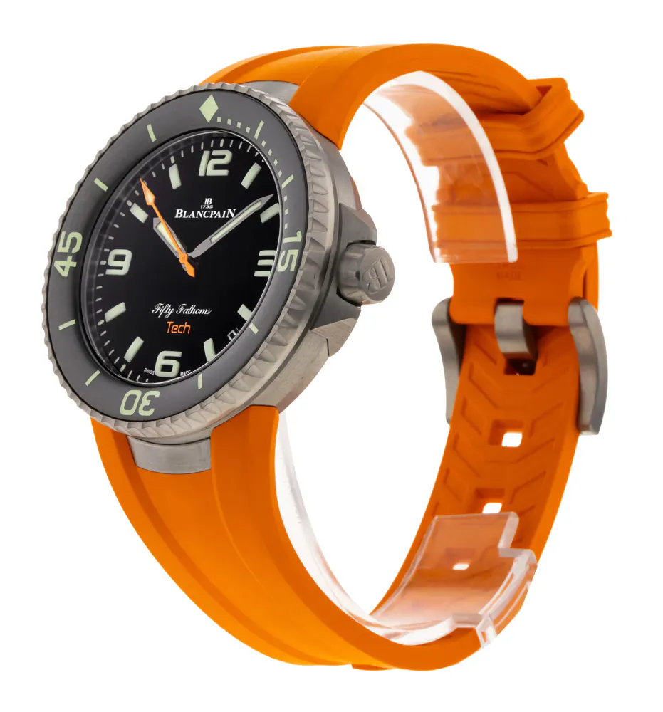 Blancpain Fifty Fathoms 5029-12B30-94A — 2025 — Excellent in Black Quarter Arabic, additional product view 2