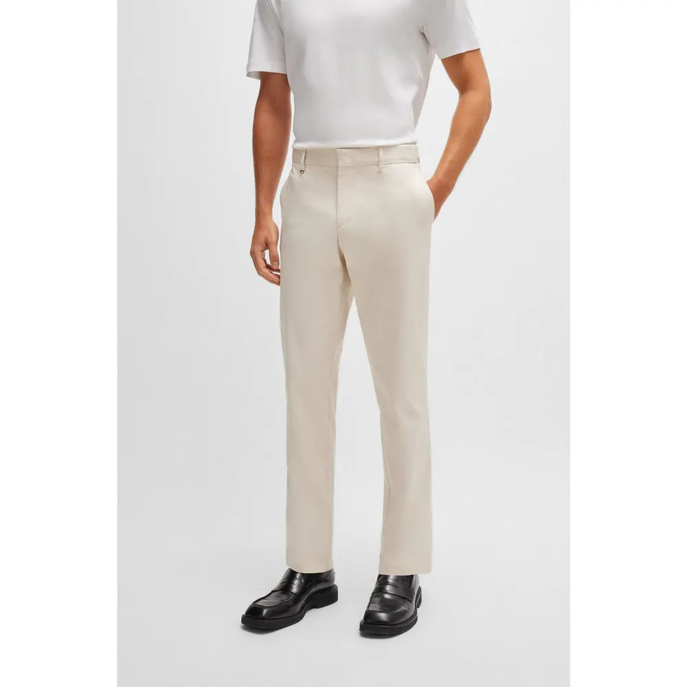 Boss Men's C-Genius-Dtl-243f Tailored Fit Straight Leg Trousers detail 3