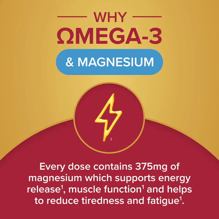 Seven Seas Omega-3 Fish Oil & Vitamin D + Magnesium 30 Day Duo Pack 30 Tablets & 30 Capsules, additional product view 3