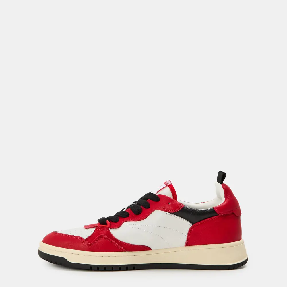 Steve Madden Men's Easton Low-Top Trainers in Red/Blk, additional product view 2
