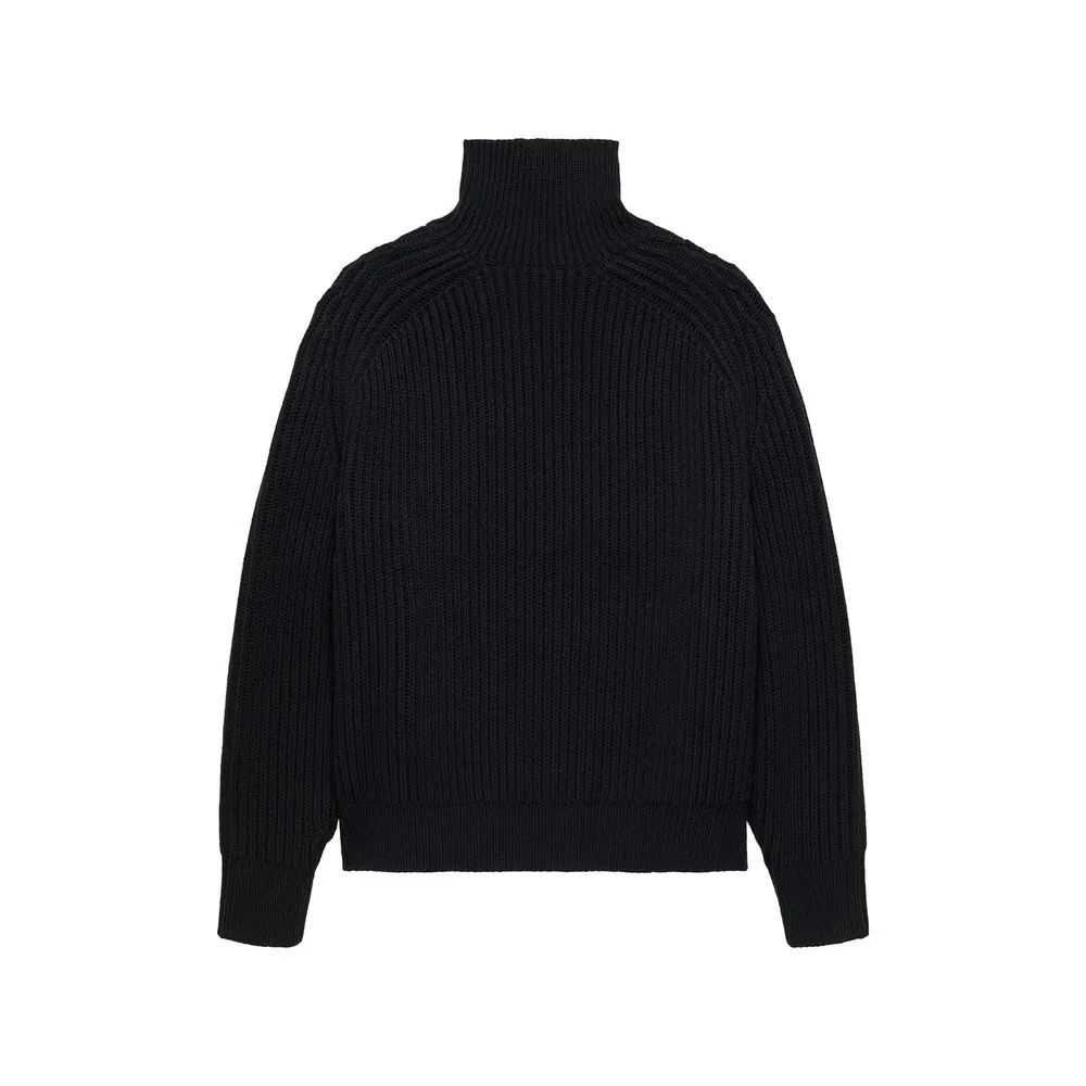 Hopeium Hopeium Turtle Neck Sn64 in Black, additional product view 2