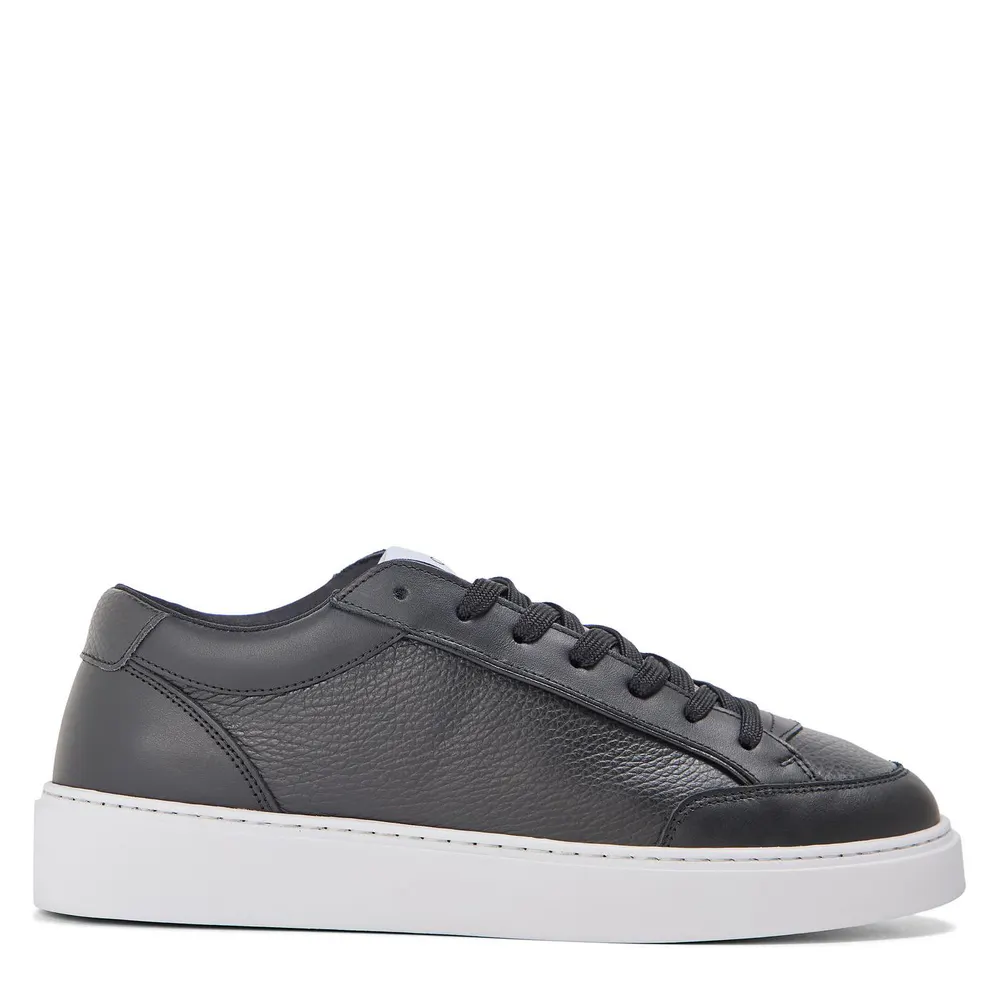 Cleens Men's Luxor Leather Low-Top Trainers