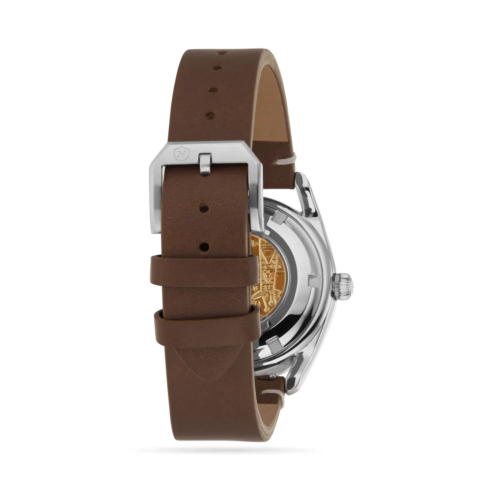 Nivada Grenchen Super Antarctic 38mm Mens Watch Black in Black, additional product view 3