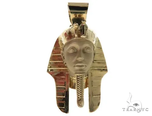 RINA - For Him FACTORY 14K Pharaoh King Tut Pendant 63270 in Rose Gold – Pendant