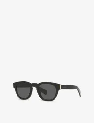 SAINT LAURENT SL 746 Round-Frame Acetate Sunglasses detail 2