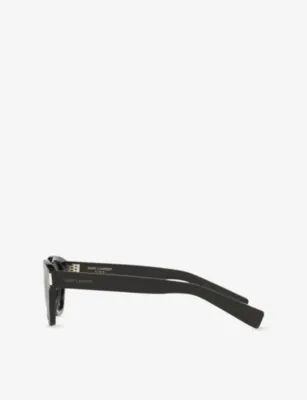 SAINT LAURENT SL 746 Round-Frame Acetate Sunglasses detail 3