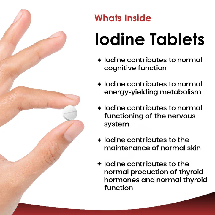 New Leaf Products Iodine Tablets 180 tablets detail 2