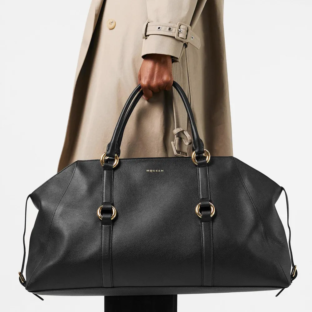 Alexander McQueen Adults Alex Farringdon Top Handle Bag detail 3