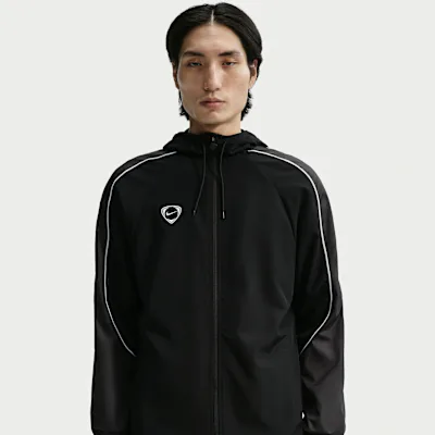 Nike Academy+ Men's Repel Football Woven Jacket - Black/Anthracite/White/White
