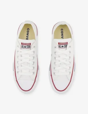 CONVERSE All Star Chuck Taylor Low Canvas Trainers - EUR 41.5 / 7.5 UK MEN in WHITE CANVAS, additional product view 2