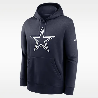 Nike Dallas Cowboys Logo Club Men's Nike NFL Pullover Hoodie - College Navy