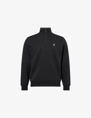 POLO RALPH LAUREN Embroidered-Logo Long-Sleeve Cotton-Jersey Sweatshirt