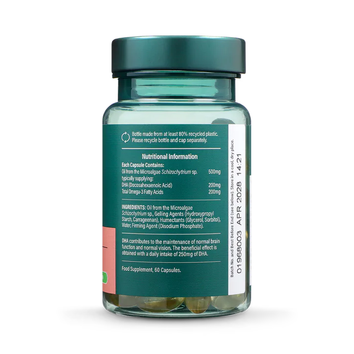 For Him Vegan Omega 3 Oil 500mg 60 Capsules, additional product view 2
