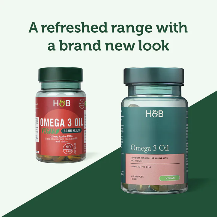 For Him Vegan Omega 3 Oil 500mg 60 Capsules, additional product view 3