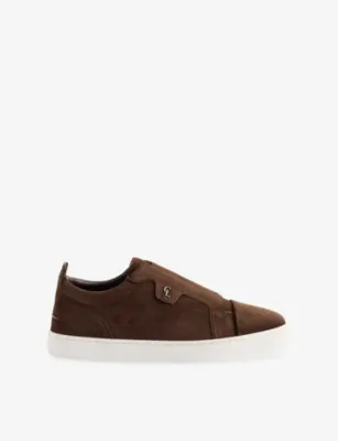 CHRISTIAN LOUBOUTIN St Louis Suede Trainers - EUR 40 / 6 UK MEN in COSME – Mens | Trainers | Lace up trainers