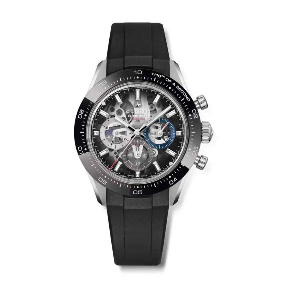 Zenith Chronomaster Sport 41mm Mens Watch Skeleton - Interchangeable Strap detail 2