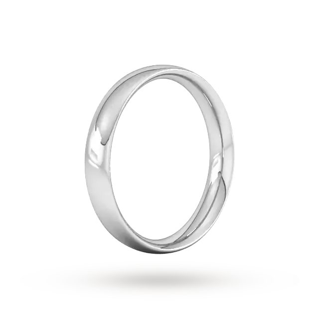 For Him 4mm Traditional Court Heavy Wedding Ring In 18 Carat Yellow Gold, additional product view 2