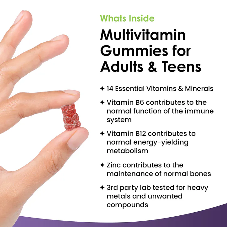 New Leaf Products Essential Multivitamins Minerals Gummies 60 gummies detail 2
