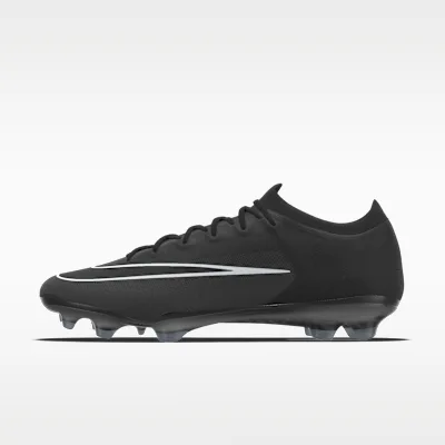 Nike Mercurial Vapor 17 Elite By You Custom Firm-Ground Low-Top Football Boots - Black/Black