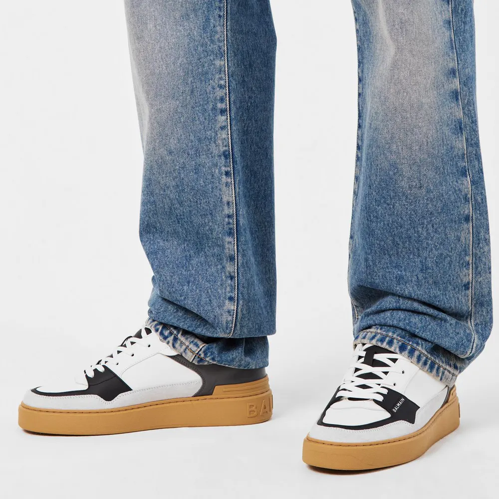 Balmain Men's B Court Flip Low-Top Trainers detail 3