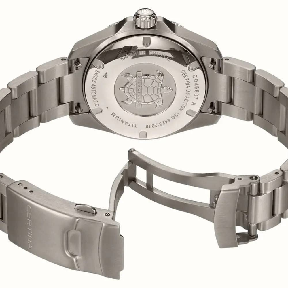 Certina DS Action Diver 38mm Titanium in Black, additional product view 3