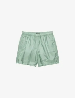 PRADA Re-Nylon Swim Trunks - LIGHT BLUE in GREEN – Mens | Swimwear | Shorts