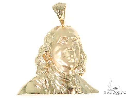 RINA - For Him CUSTOM Benjamin Franklin Pendant 48921 in Rose Gold – Pendant