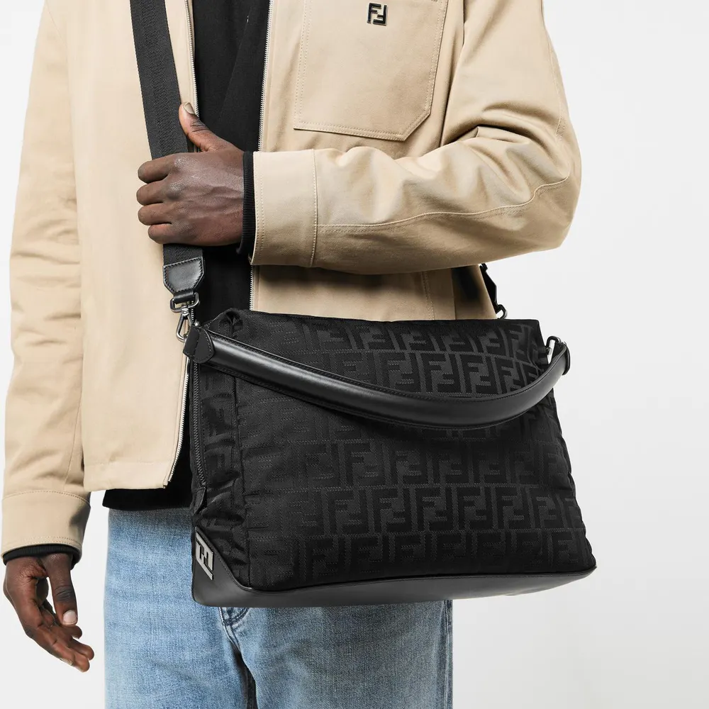 Fendi Men's Lightweight Crossbody Messenger Bag detail 3