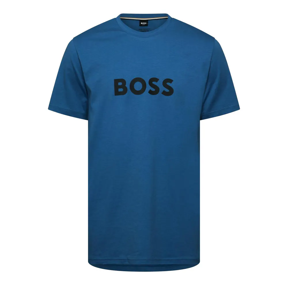 Boss Men's Logo Cotton Short-Sleeve Crew-Neck T-Shirt