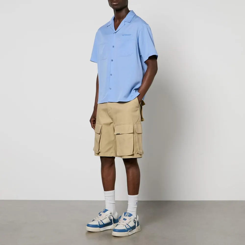 Represent Collar Short Sleeved Bowling Shirt detail 3