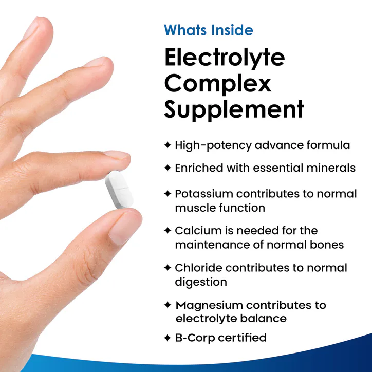 New Leaf Products Electrolyte Complex With Potassium, Calcium, Sodium, Chloride, Magnesium Tablets 180 tablets, additional product view 2