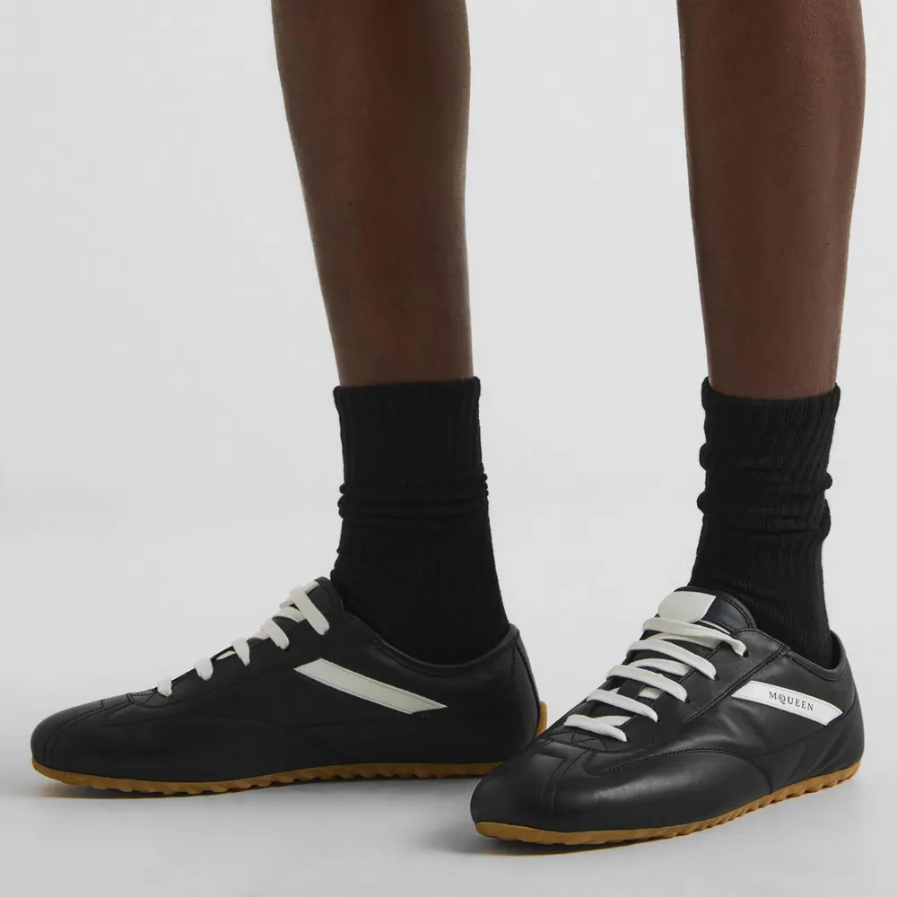 Alexander McQueen Alex Boxing Sneak Sn64 in Black, additional product view 3