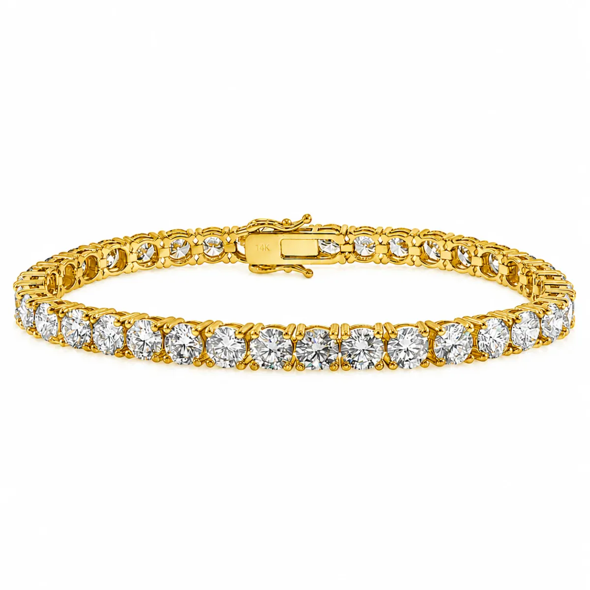 AHMED - MOON JEWELRY 55 Pt Lab Diamond Tennis Bracelet 71659 in Rose Gold / 7 Inches – Bracelet