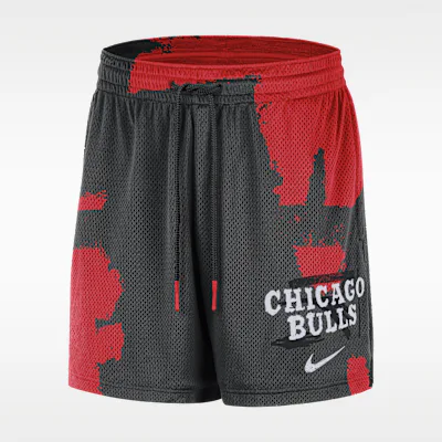 Nike Chicago Bulls Courtside Men's Jordan Dri-FIT NBA Mesh Practice Shorts - Black/University Red