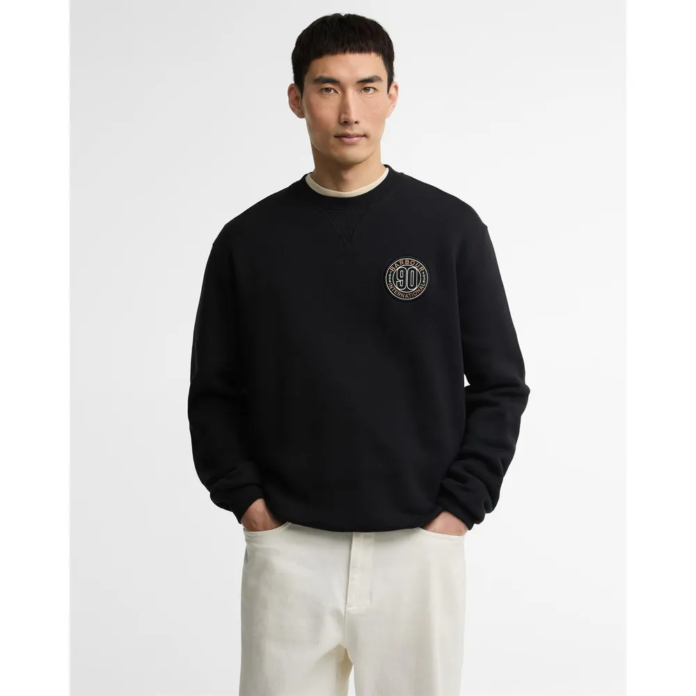 Barbour International Men's 90th Anniversary Cotton Long-Sleeve Graphic Sweatshirt detail 3
