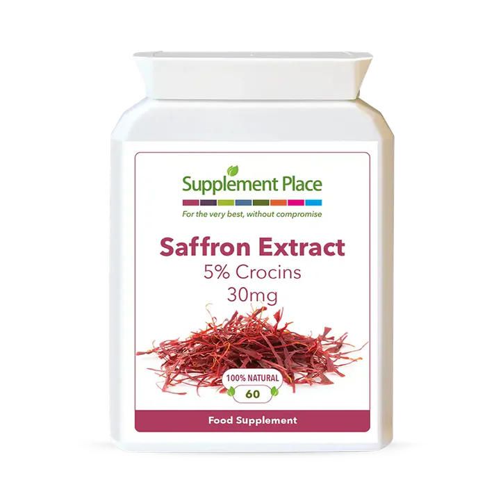Supplement Place Saffron Extract 30mg | 5% Crocins | 60 Capsules
