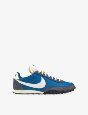 For Him Waffle Suede and Mesh Trainers - EUR 46 / 12 UK MEN in STAR BLUE SAIL THUND – Mens | Trainers | Lace up trainers