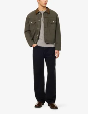 NUDIE JEANS Tuff Tony Wide-Leg Denim Jeans - 28/32 in BLACK VINTAGE, additional product view 2