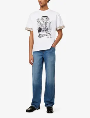 PAIGE Doheny Relaxed Straight Denim Jeans in Willard, additional product view 2