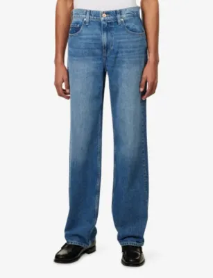 PAIGE Doheny Relaxed Straight Denim Jeans in Willard, additional product view 3