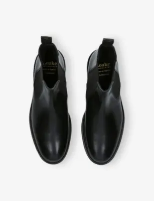 LOAKE Dorchester Leather Chelsea Boots - EUR 40 / 6 UK MEN in BLACK, additional product view 2