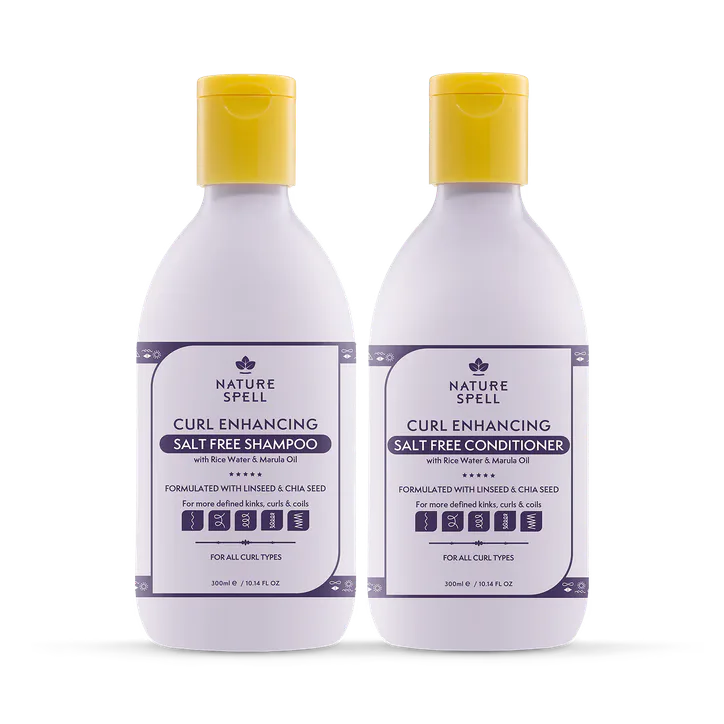 Nature Spell Curl Enhancing Shampoo & Conditioner Duo 300 ml X 2