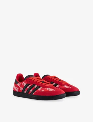 ADIDAS x Cola-Cola Suede and Woven Trainers - EUR 40.5 / 6.5 UK MEN in COCA COLA BLACK WHIT, additional product view 3