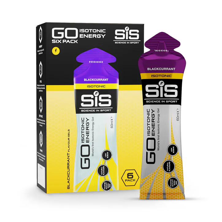 SIS (SCIENCE IN SPORT) SiS GO Isotonic Energy Gel Blackcurrant 6 x 60ml