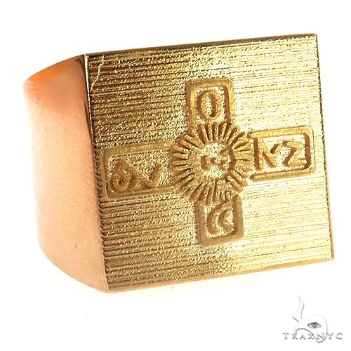 RINA - For Him CUSTOM Custom Made Cross Ring 68067 in Rose Gold / 10 – Ring