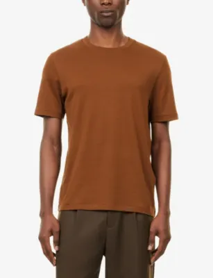 DUNHILL Cypher Short-Sleeve Cotton T-Shirt detail 3